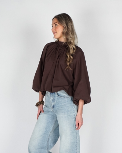 Gossip 12901 BALLON BLOUSE MET STRIK