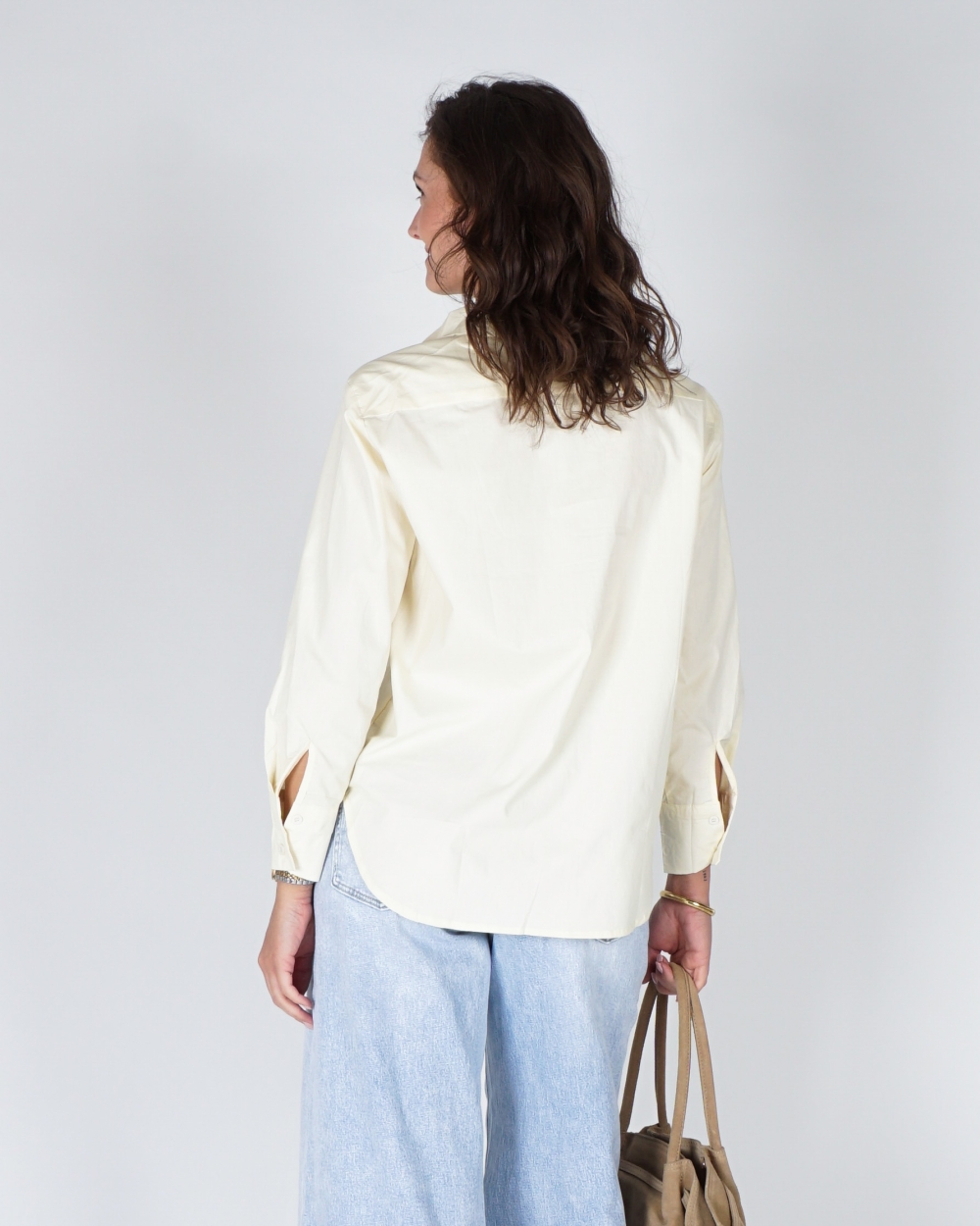 OVERSIZED BASIC BLOUSE LICHTGEEL 