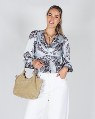 Neo Noir BLOUSE RISTA Lichtblauw