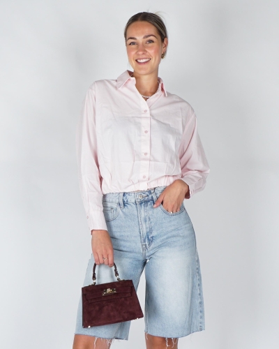 Neo Noir EMMANA POPLIN BLOUSE Rose