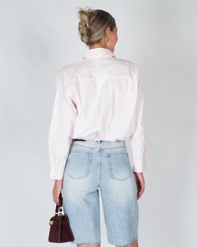 Neo Noir EMMANA POPLIN BLOUSE Rose