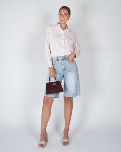Neo Noir EMMANA POPLIN BLOUSE Rose