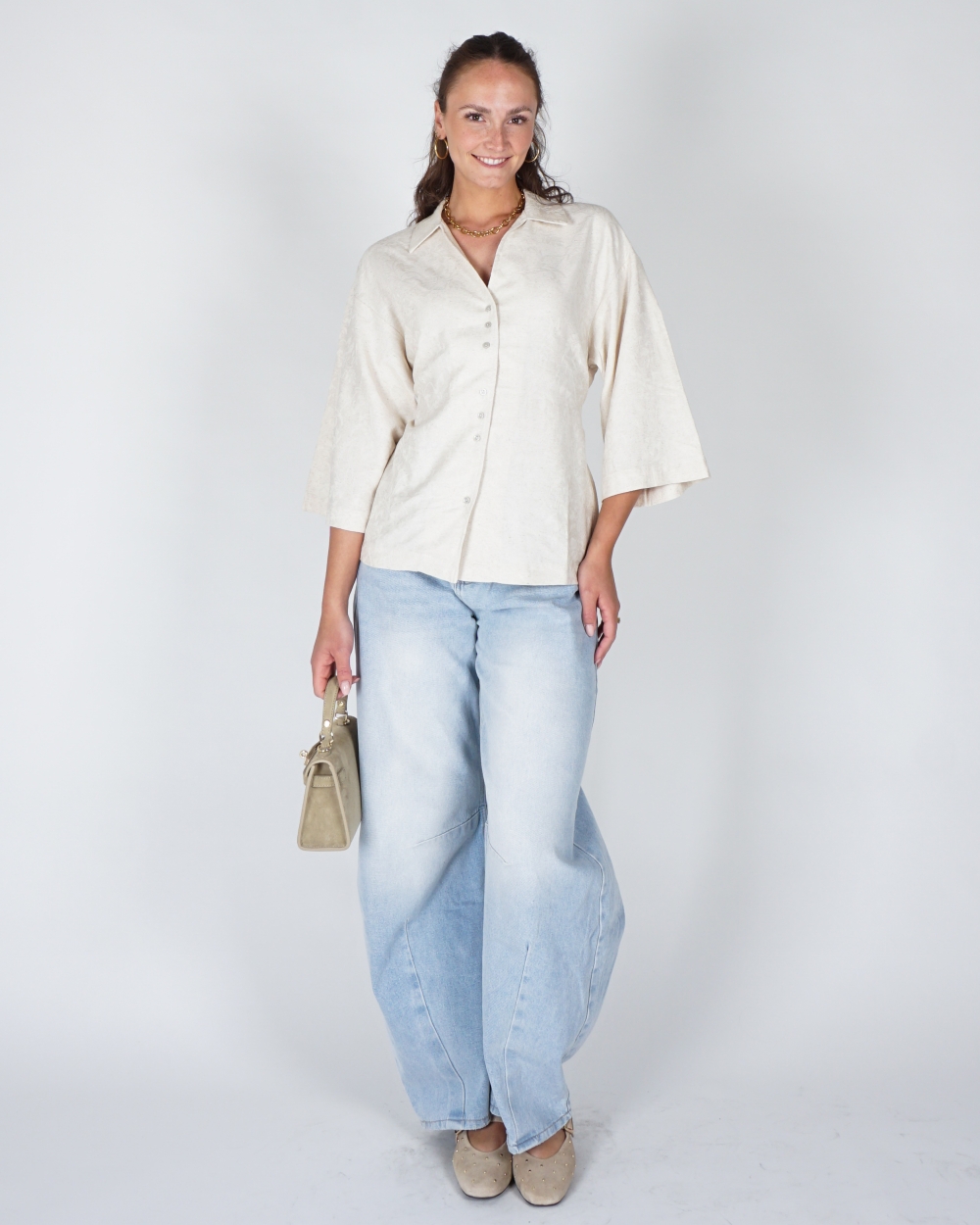 BLOUSE CATHERYNA BEIGE