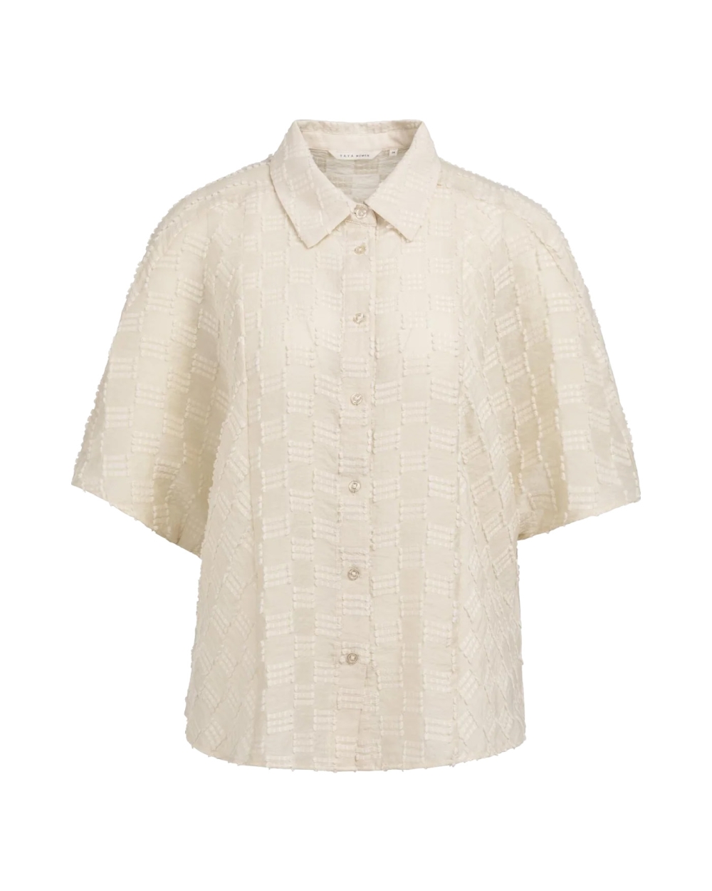 JACQUARD BLOUSE ECRU