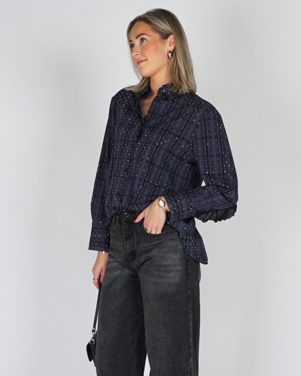 Studio Amaya MAREN BLOUSE Marine