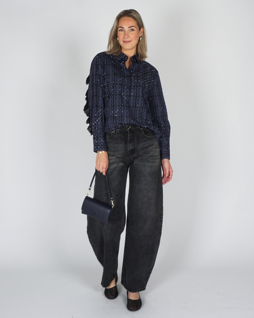 Studio Amaya MAREN BLOUSE Marine