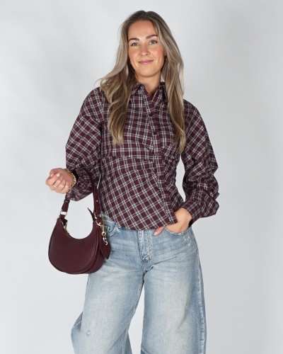 Neo Noir BLOUSE NEOELLA Plum