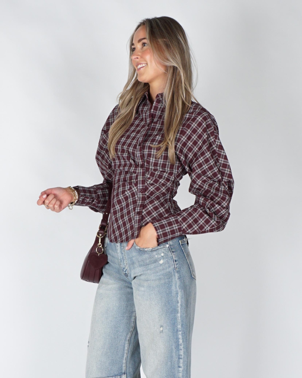 Neo Noir BLOUSE NEOELLA Plum