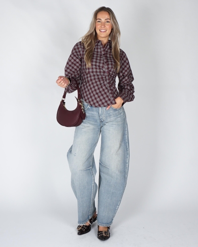Neo Noir BLOUSE NEOELLA Plum