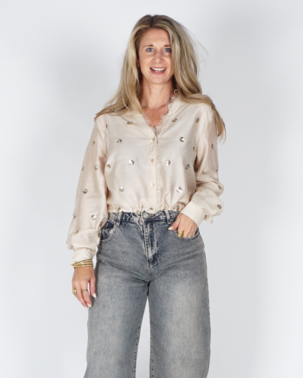 BLOUSE ANIKA ECRU