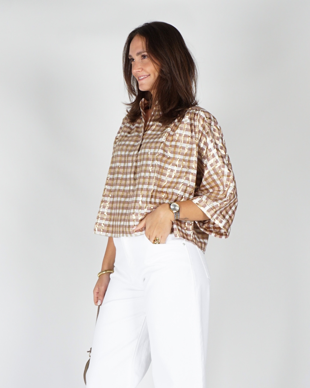 BLOUSE MAYA CHECK 
