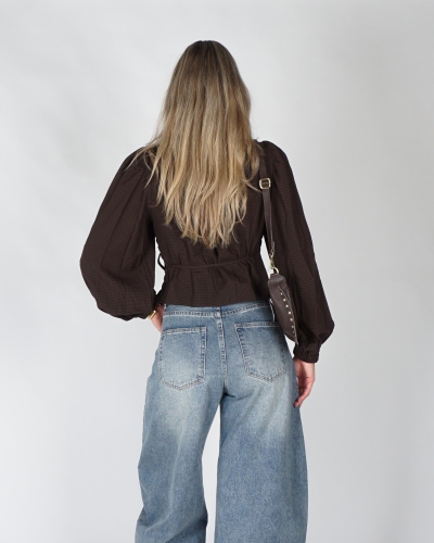 HARPER & YVE BLOUSE DEBBY Bruin