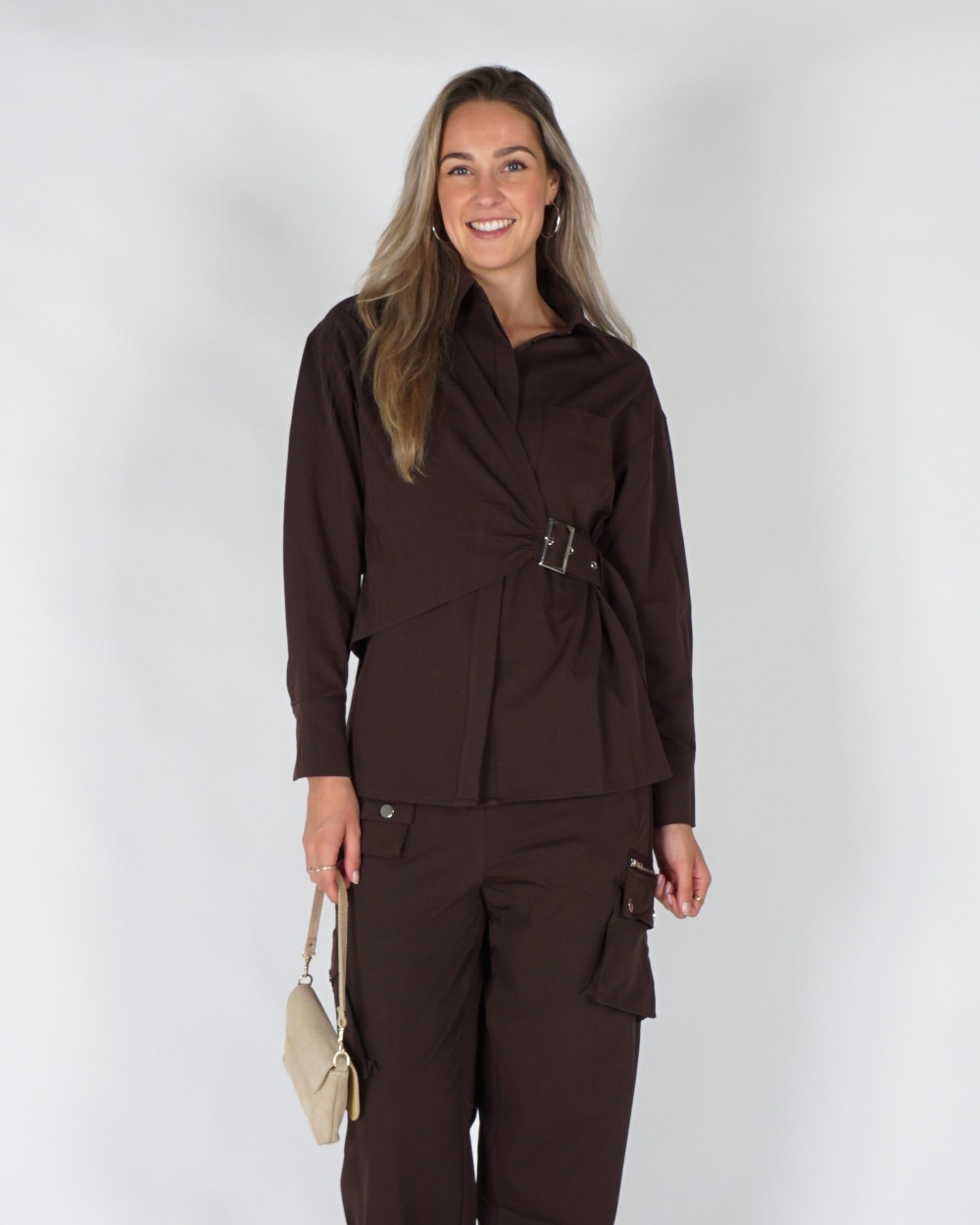 Studio Amaya BLOUSE ROOS Bruin