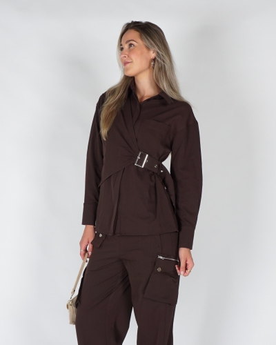 Studio Amaya BLOUSE ROOS Bruin