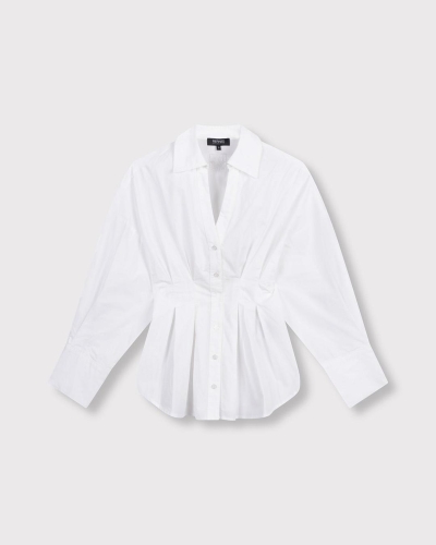 Refined Department GETAILLEERDE BLOUSE GUUSJE Wit
