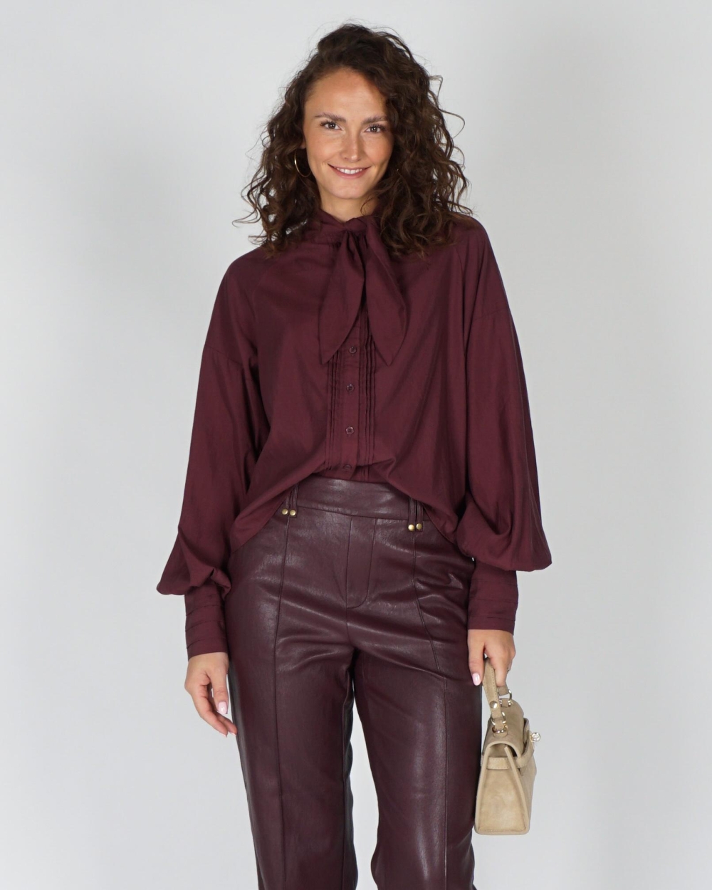 Nukus BLOUSE ALEXANDRA Paars