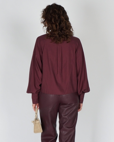 Nukus BLOUSE ALEXANDRA Paars