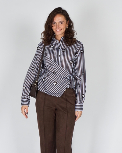 Nukus NKF02139 BLOUSE AMY STRIPE