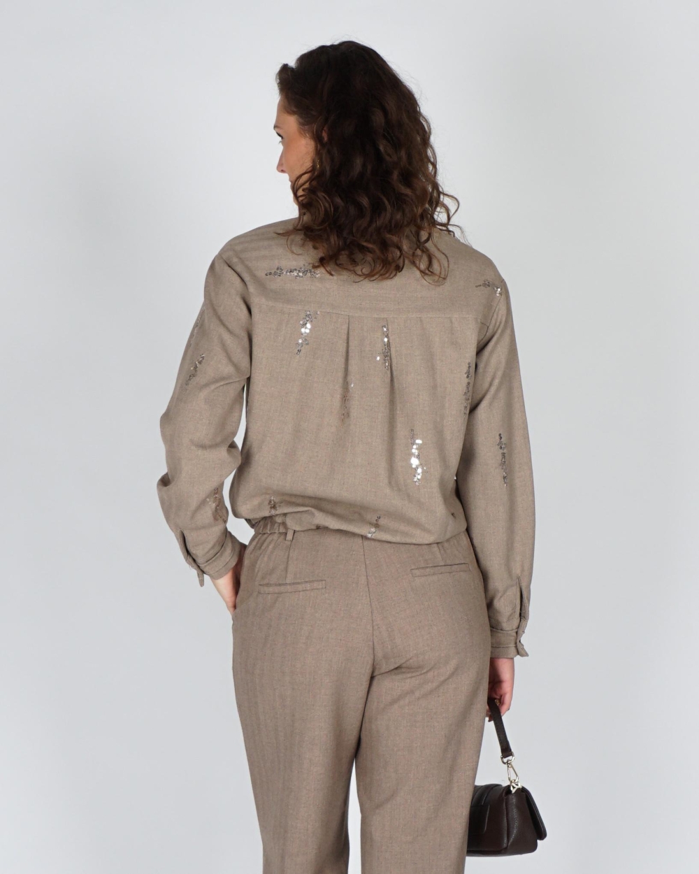 Nukus BLOUSE ANNELYNN PAILLET Beige