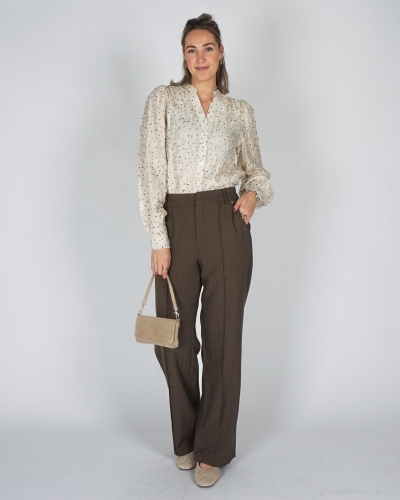 Nukus BLOUSE LIZZY DOTS Ecru