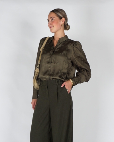 MSCH Copenhagen BLOUSE FLORAN Groen