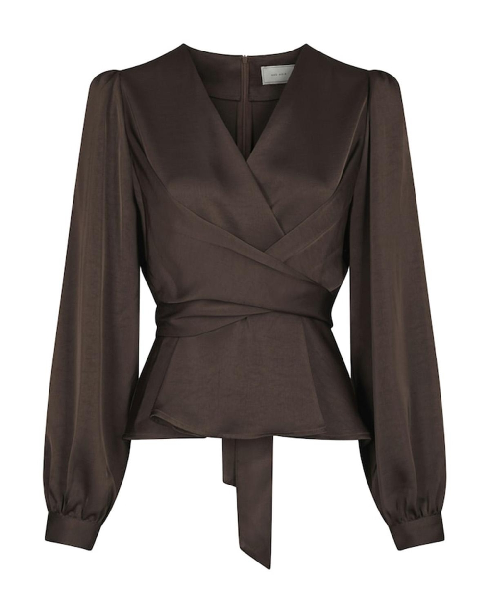 Neo Noir BLOUSE RISTA Donkerbruin