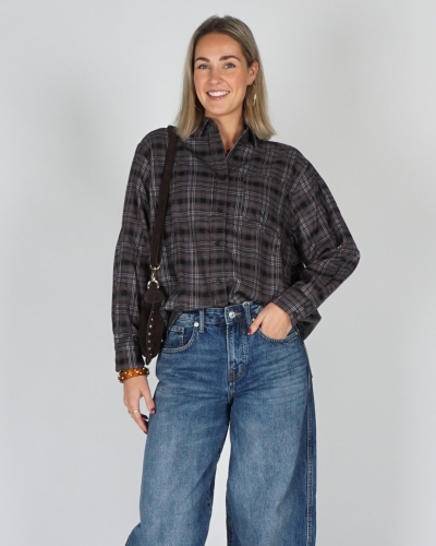 Neo Noir 171678-189 DALMA FLANNEL CHECK SHIRT