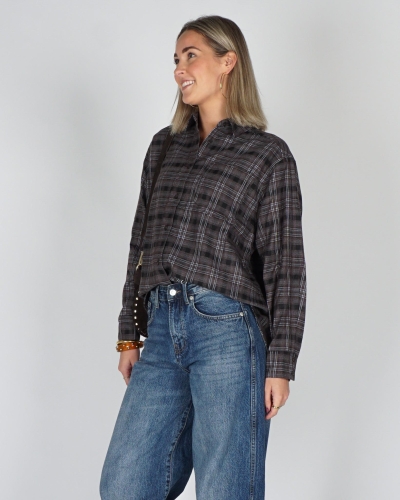 Neo Noir 171678-189 DALMA FLANNEL CHECK SHIRT