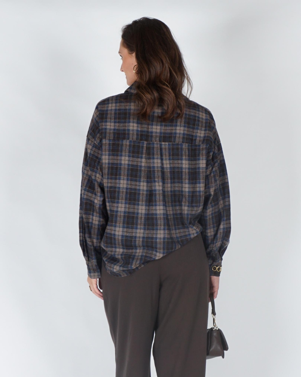 Gossip FLANEL BLOUSE CHECK Bruin