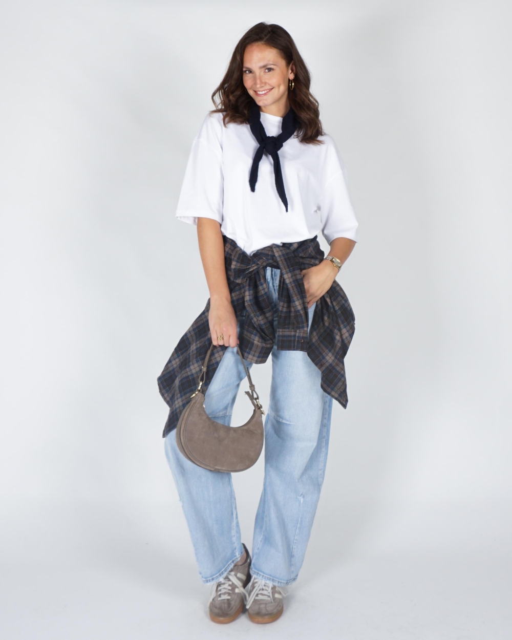 Gossip FLANEL BLOUSE CHECK Bruin