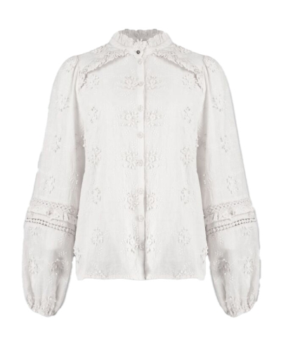 Harper & Yve HARPER & YVE Tops met lange mouwen SS22P606 OFF WHITE