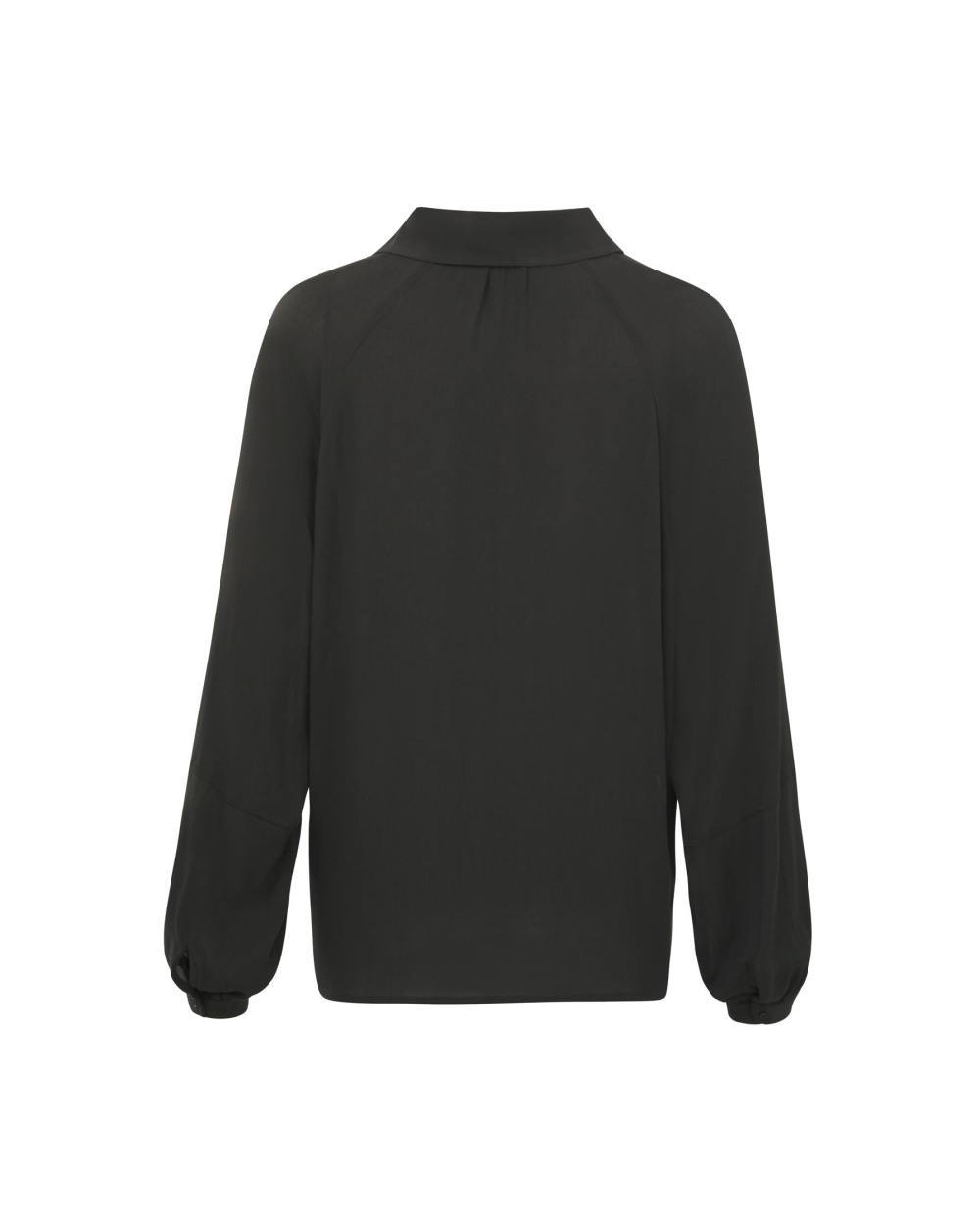BLOUSE MET V-HALS EN KRAAG