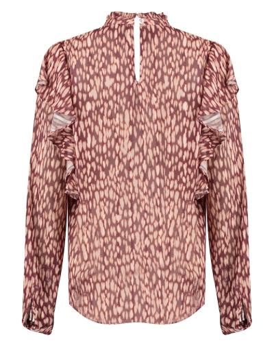 BLOUSE ROMEE BORDEAUX