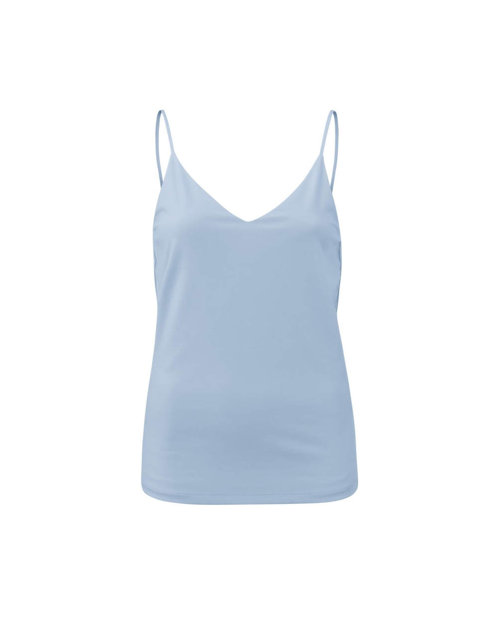 JERSEY CAMI TOP BLAUW