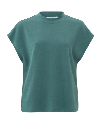 YAYA MOUWLOZE TOP BLAUW