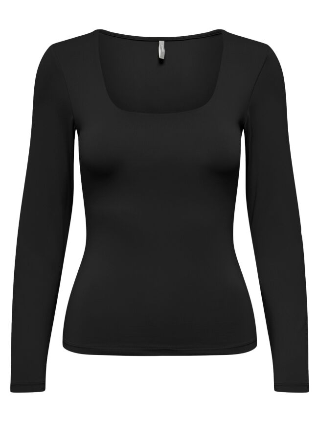 TOP EA LS ZWART