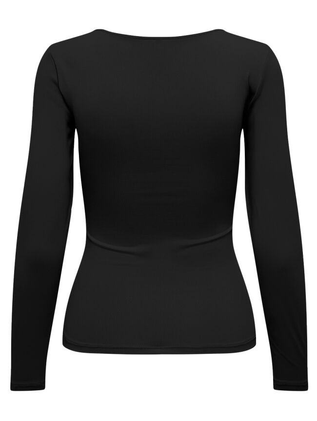 TOP EA LS ZWART