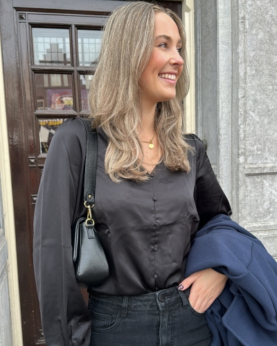 Only TOP MAUDE ISLA ZWART