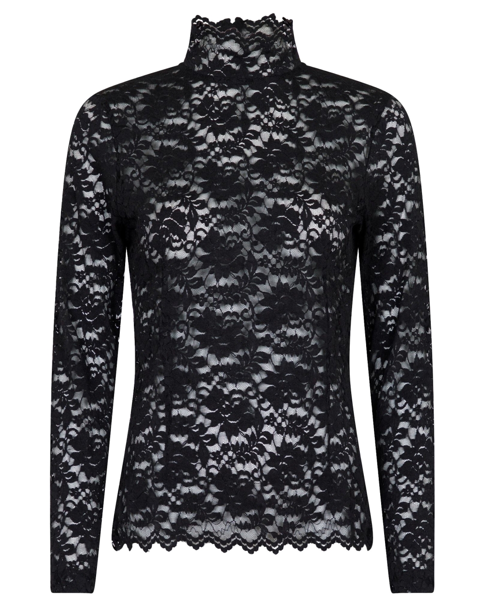 BLOUSE LIZA LACEFLOWER ZWART