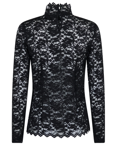 BLOUSE LIZA LACEFLOWER ZWART