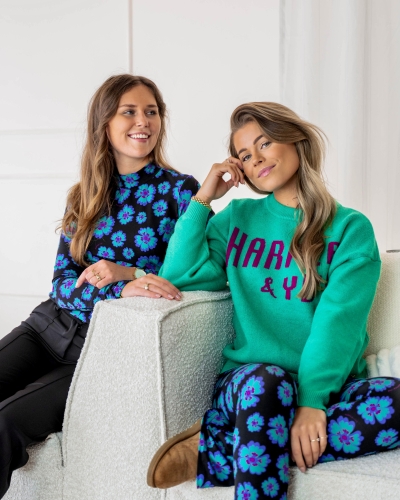 Harper & Yve TOP JACKY BLAUW