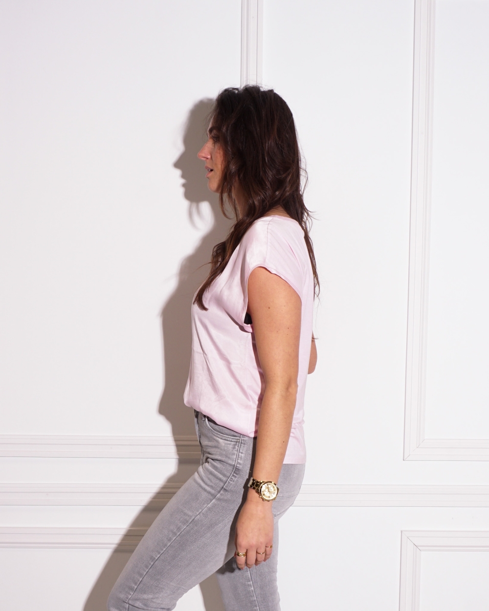 TOP STOFFEN MIX ROZE