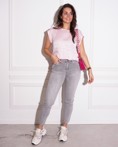TOP STOFFEN MIX ROZE