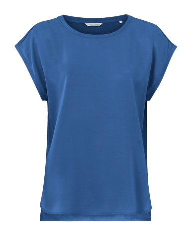 TOP STOFFEN MIX BLAUW