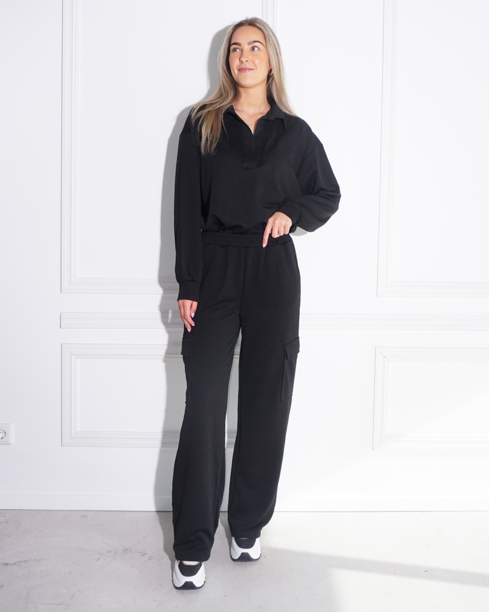 POLO LOES ZWART