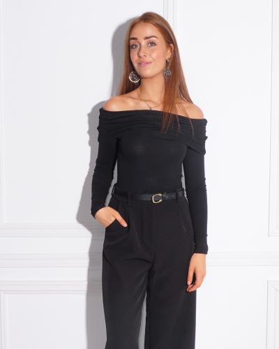 Gossip OFF SHOULDER BODY MASCHA ZWART