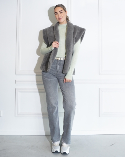 BABY RIB TOP LICHT GROEN