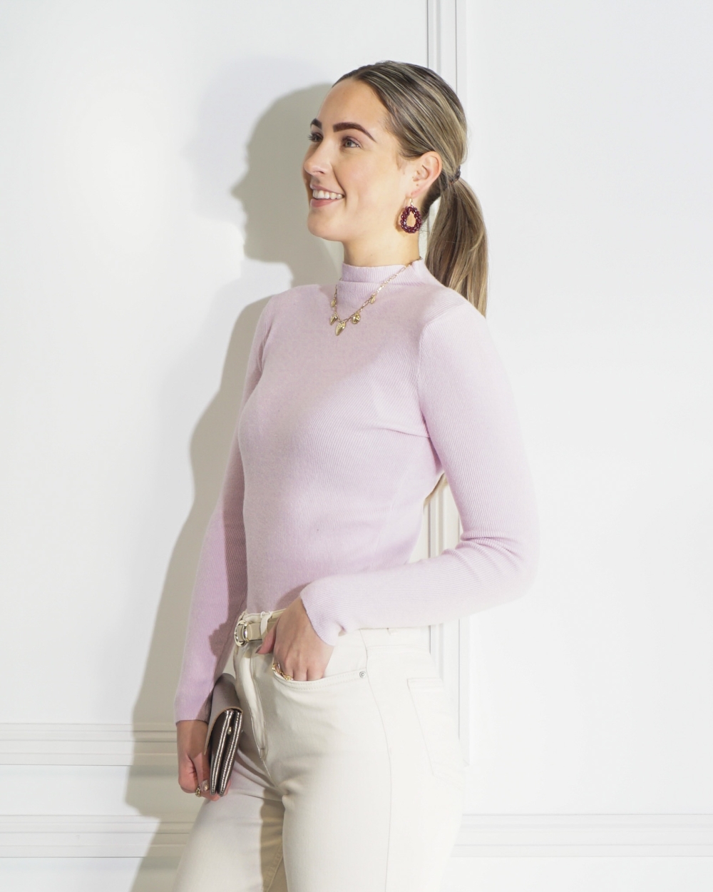 BABY RIB TOP LILA
