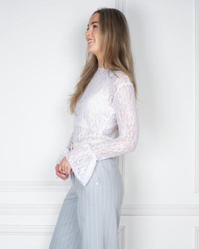 Gossip LACE SMOCK TOP WIT