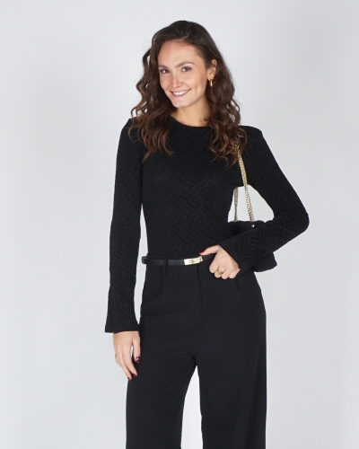 Refined Department LUREX BODY DANN ZWART